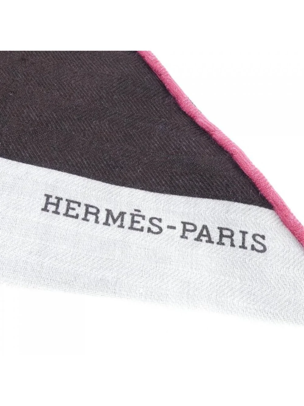 Hermes Encadre Triangle Jean Shawl Scarf